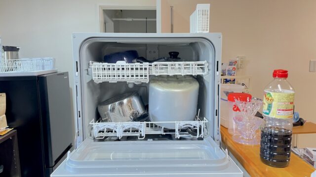 NP-TH4に調理器具を入れた様子