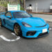 ポルシェ 718 Cayman GT4（斜め前から）