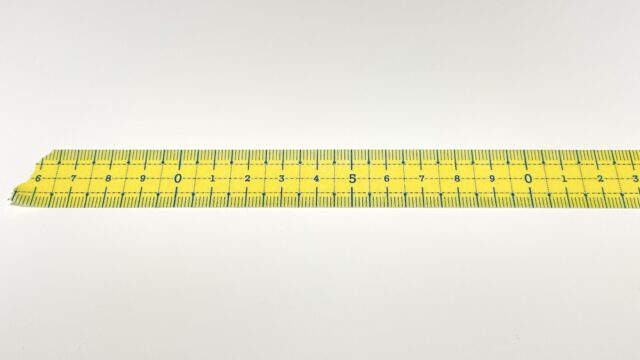 目盛付きマスキングテープの近影