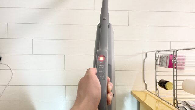 ほこり感知センサーのランプ