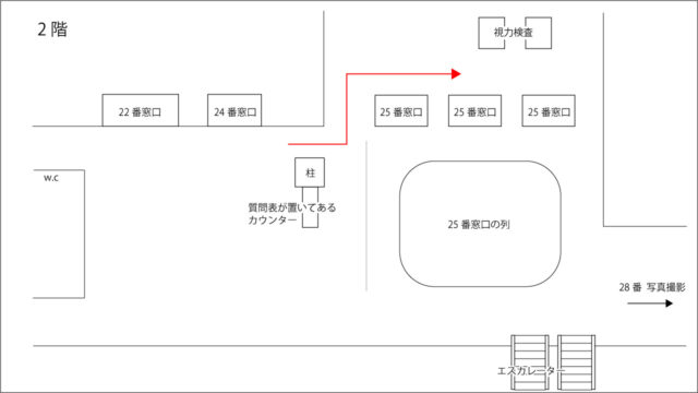 2階の模式図(手書き)