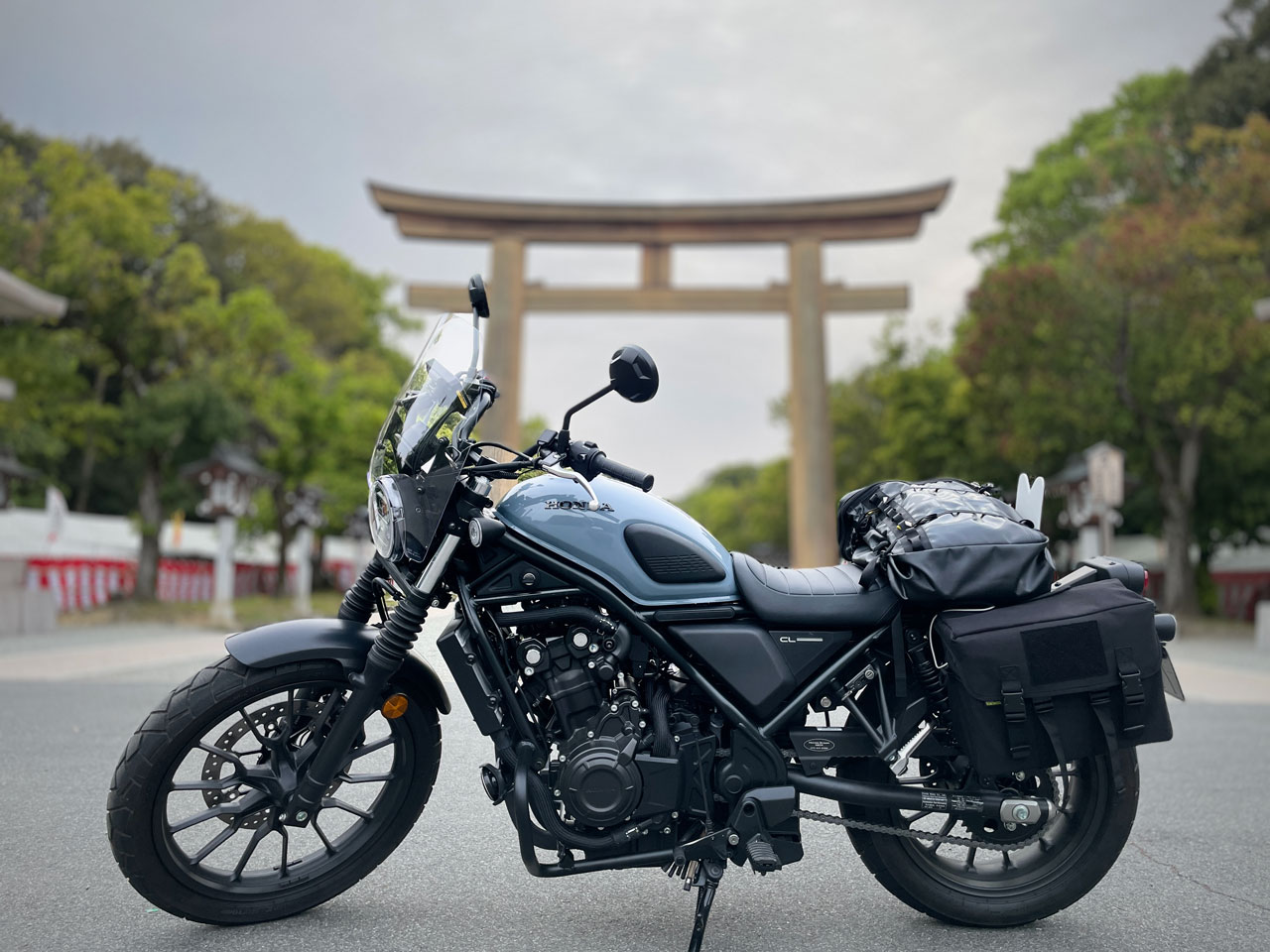 CL500と橿原神宮