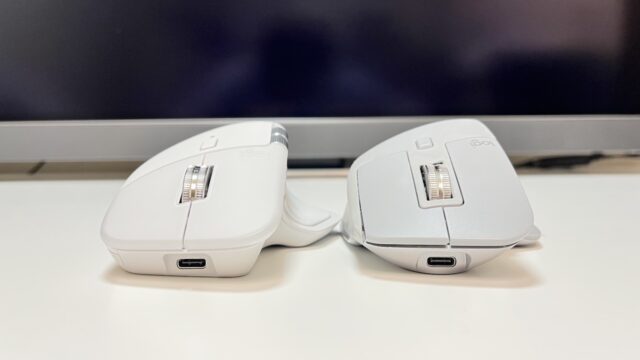 MX Master 4とMX Master 3(正面)