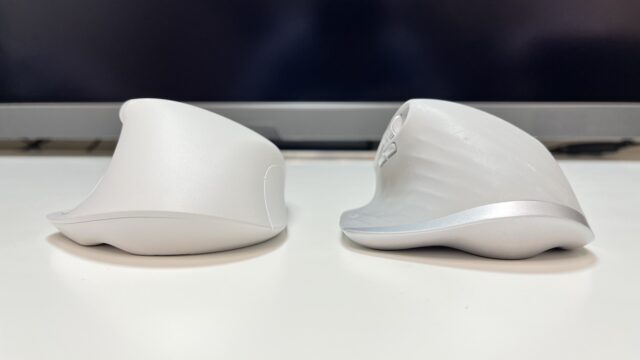 MX Master 4とMX Master 3(背面)