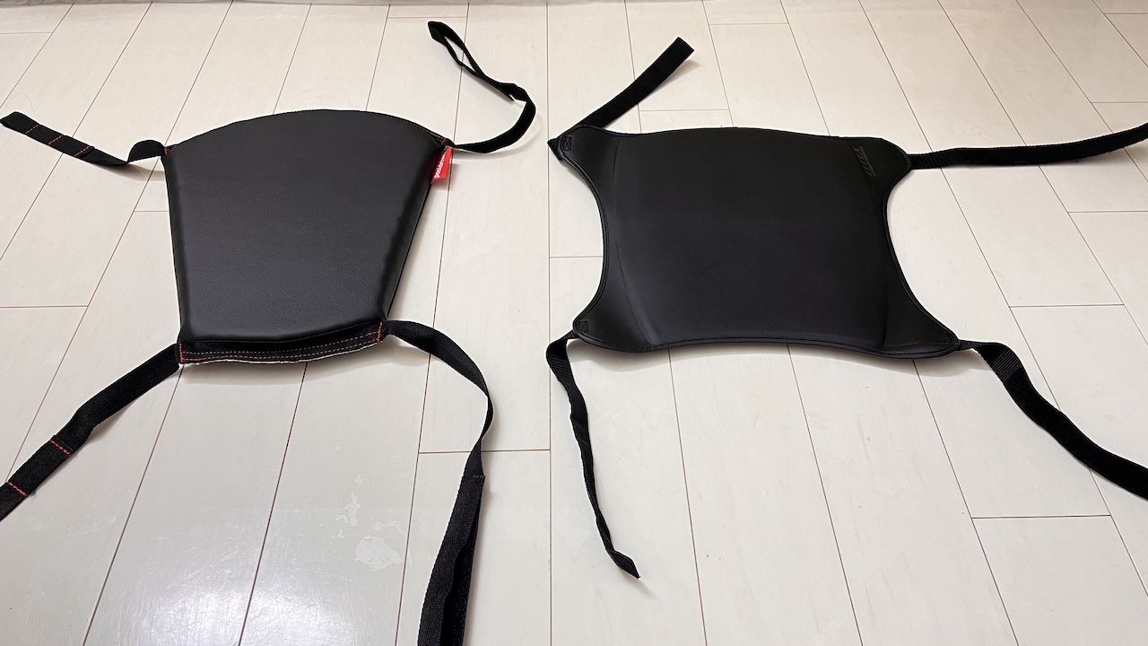 バイク座シートとゲルザブ