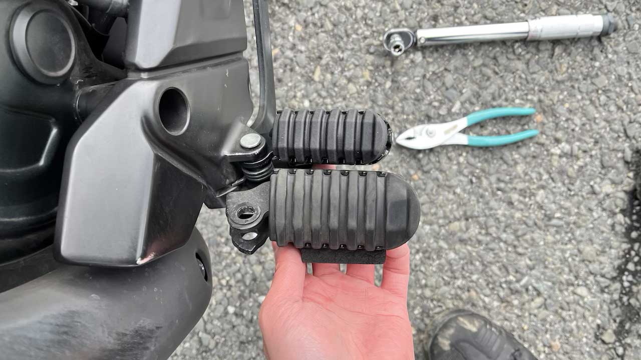 CL500のステップ新旧比較